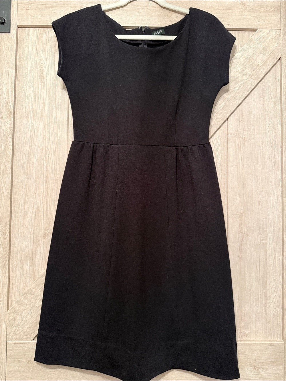 J. Crew Little Black Cap-Sleeve Dress